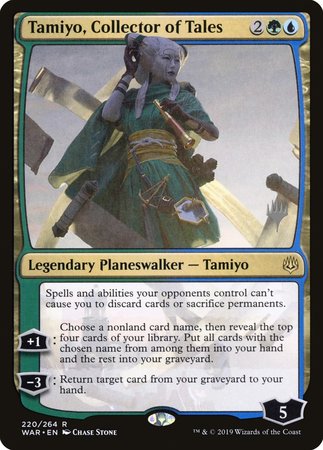 Tamiyo, Collector of Tales [War of the Spark Promos] | GnG Games