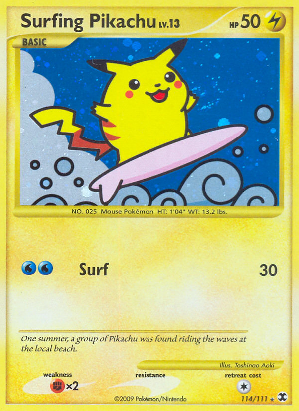 Surfing Pikachu (114/111) [Platinum: Rising Rivals] | GnG Games