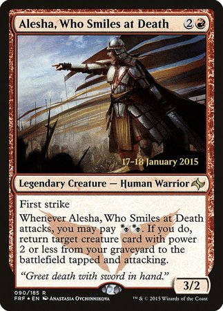 Alesha, Who Smiles at Death [Fate Reforged Promos] | GnG Games