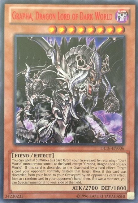 Grapha, Dragon Lord of Dark World (Red) [DL18-EN006] Rare | GnG Games