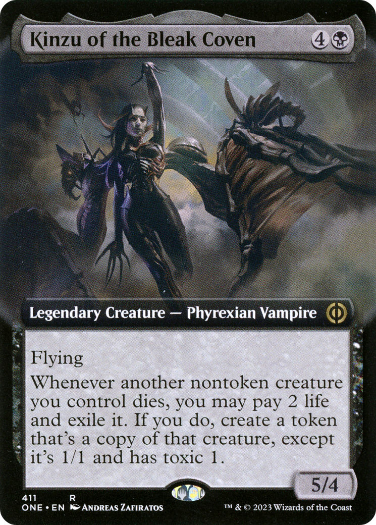 Kinzu of the Bleak Coven (Extended Art) [Phyrexia: All Will Be One] | GnG Games