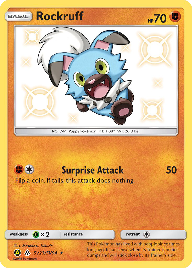 Rockruff (SV23/SV94) [Sun & Moon: Hidden Fates - Shiny Vault] | GnG Games