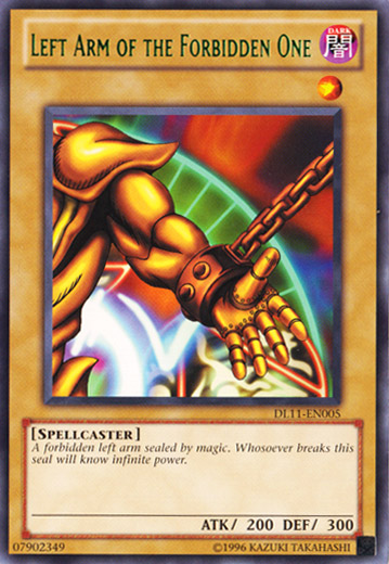 Left Arm of the Forbidden One (Green) [DL11-EN005] Rare | GnG Games