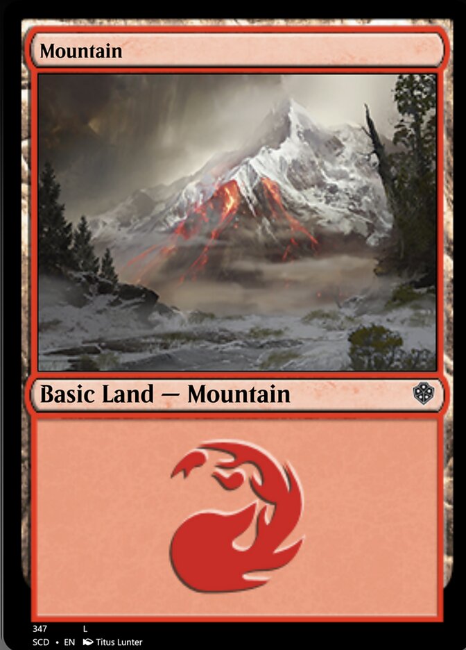 Mountain (347) [Starter Commander Decks] | GnG Games