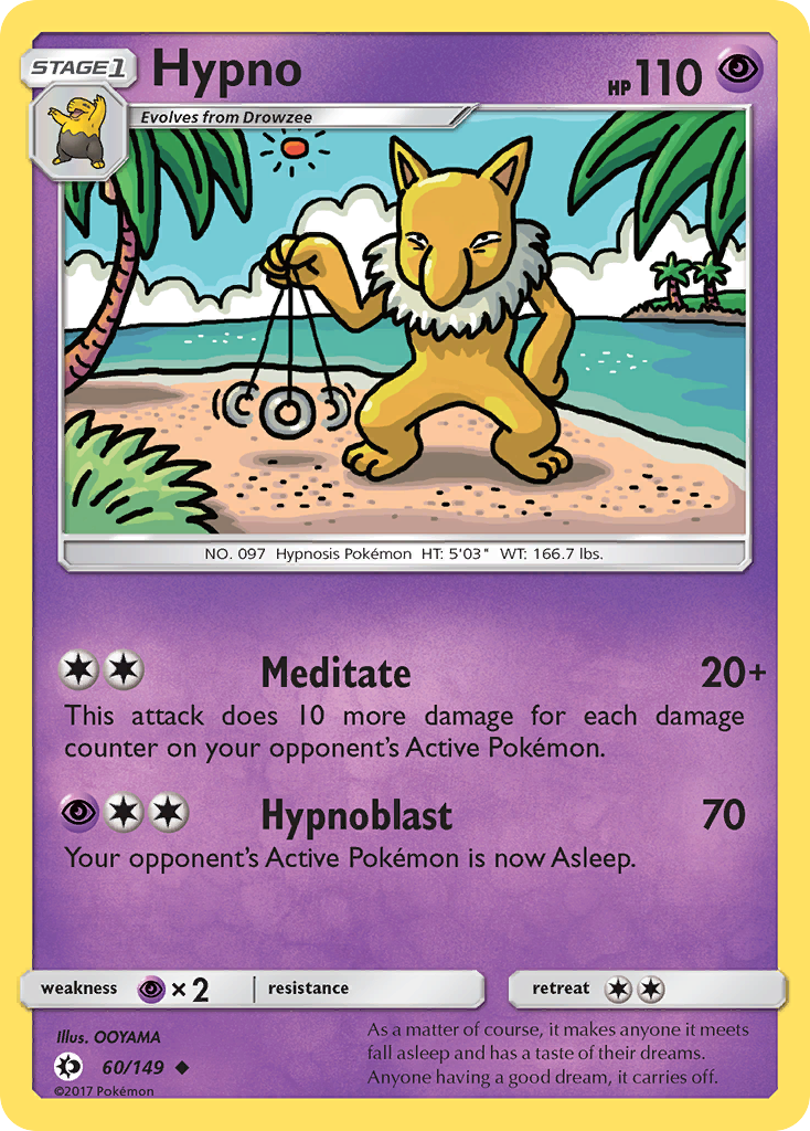 Hypno (60/149) [Sun & Moon: Base Set] | GnG Games