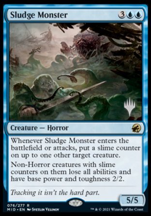 Sludge Monster (Promo Pack) [Innistrad: Midnight Hunt Promos] | GnG Games