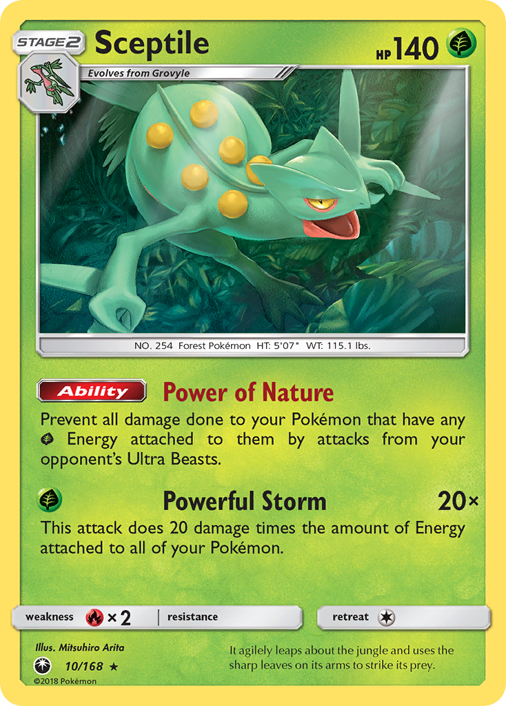 Sceptile (10/168) [Sun & Moon: Celestial Storm] | GnG Games