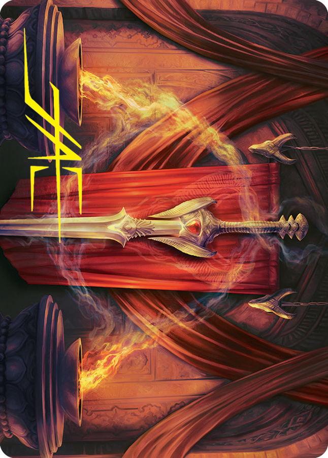 Ramosian Greatsword Art Card (Gold-Stamped Signature) [March of the Machine Art Series] | GnG Games