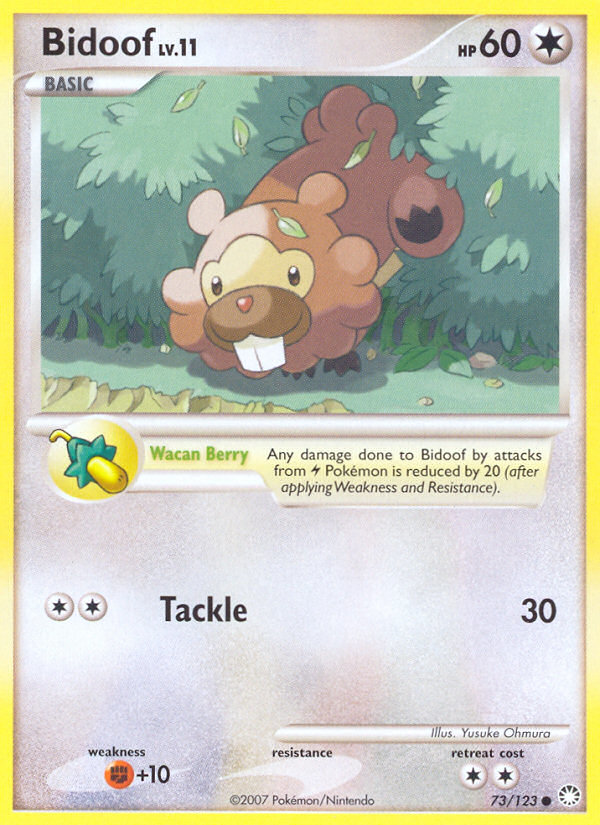 Bidoof (73/123) [Diamond & Pearl: Mysterious Treasures] | GnG Games