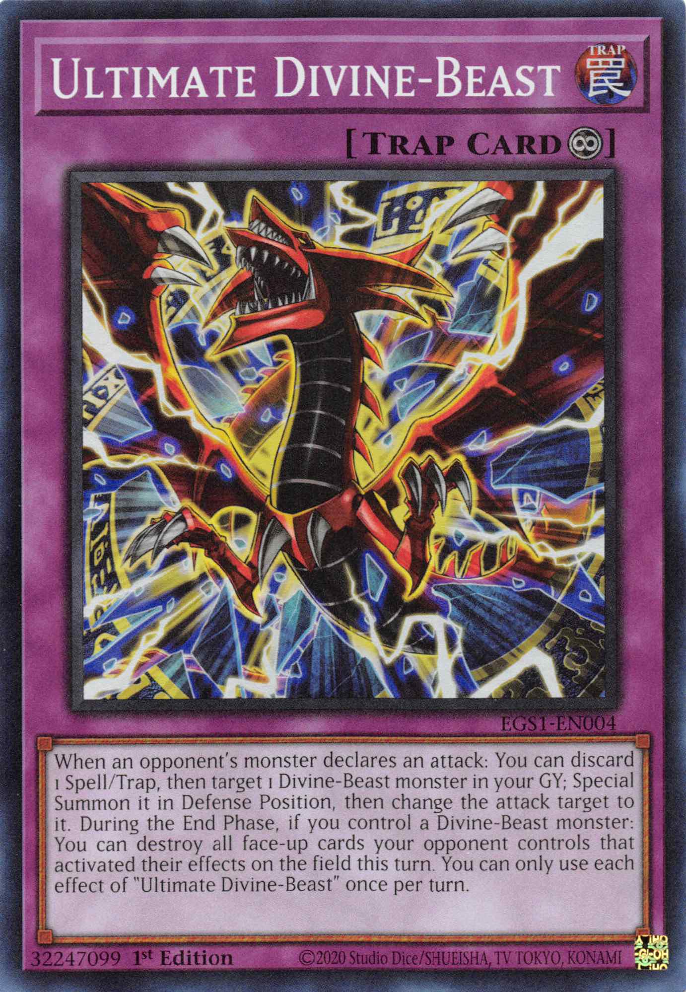 Ultimate Divine-Beast [EGS1-EN004] Super Rare | GnG Games