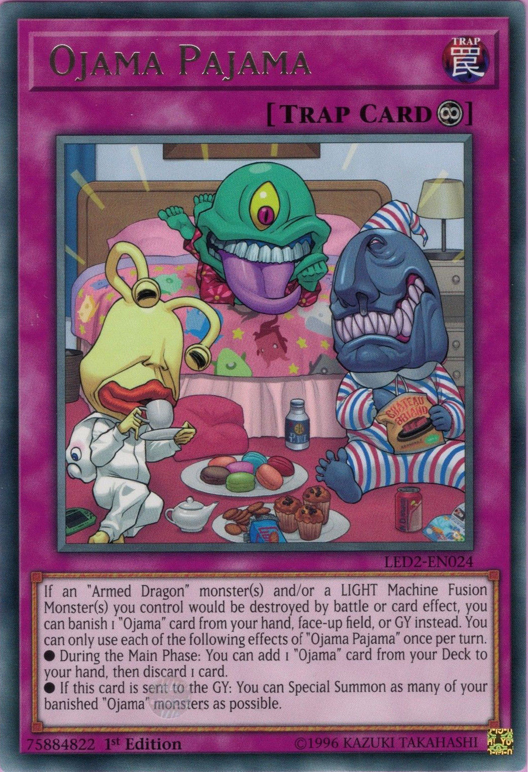 Ojama Pajama [LED2-EN024] Rare | GnG Games