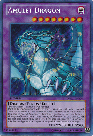 Amulet Dragon [DRLG-EN003] Secret Rare | GnG Games