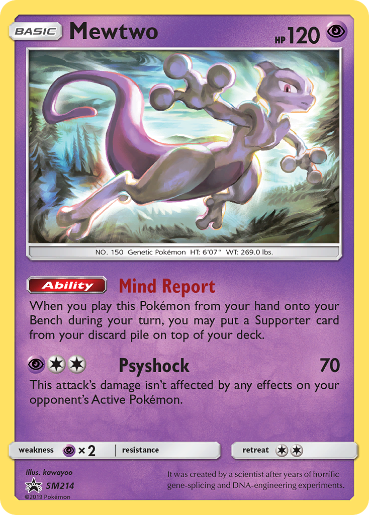 Mewtwo (SM214) [Sun & Moon: Black Star Promos] | GnG Games