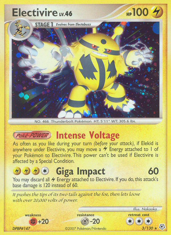 Electivire (3/130) [Diamond & Pearl: Base Set] | GnG Games