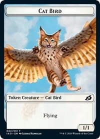 Cat Bird // Human Soldier (005) Double-sided Token [Ikoria: Lair of Behemoths Tokens] | GnG Games
