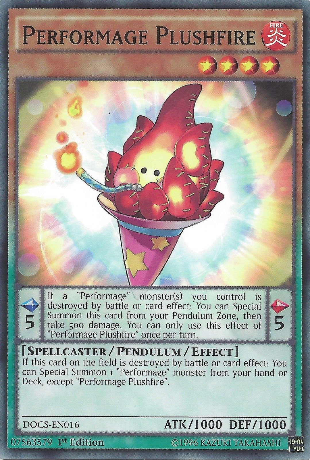 Performage Plushfire [DOCS-EN016] Common | GnG Games
