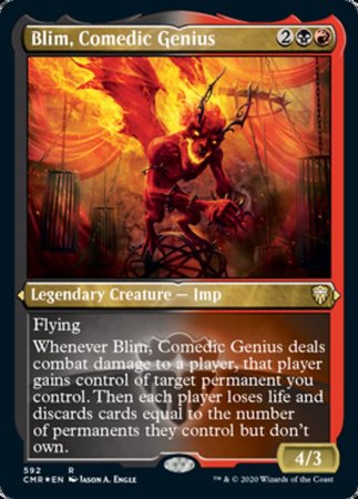 Blim, Comedic Genius (Foil Etched) [Commander Legends] | GnG Games