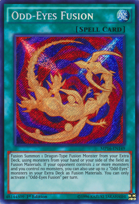 Odd-Eyes Fusion [MP16-EN149] Secret Rare | GnG Games