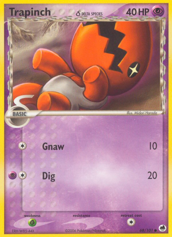 Trapinch (68/101) (Delta Species) [EX: Dragon Frontiers] | GnG Games