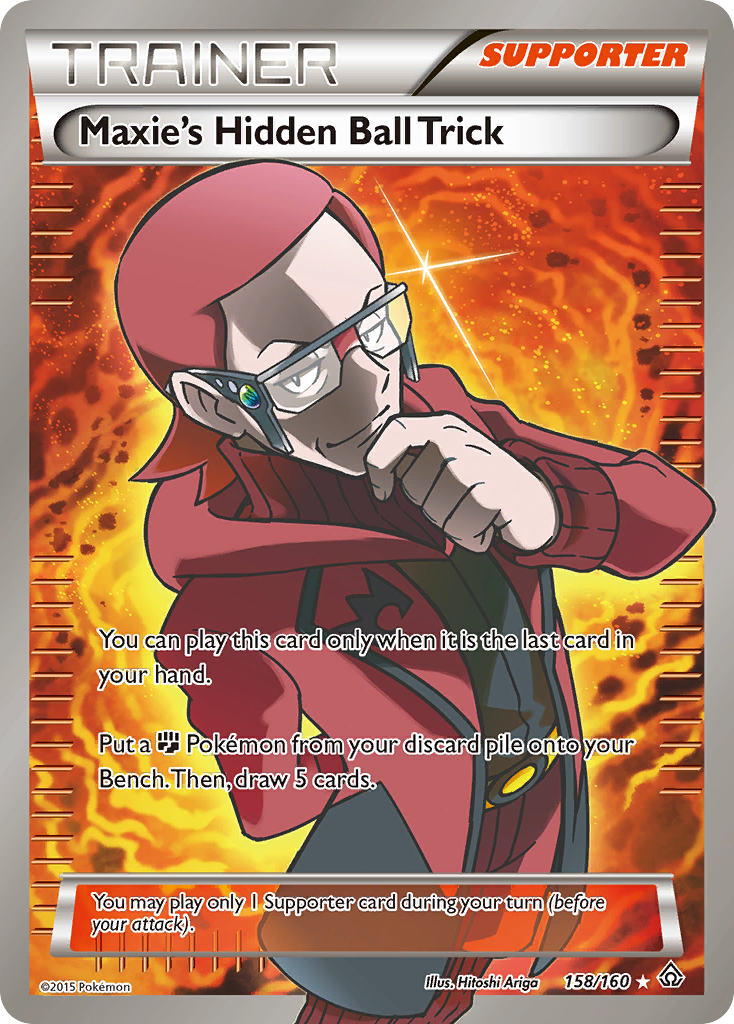 Maxie's Hidden Ball Trick (158/160) [XY: Primal Clash] | GnG Games