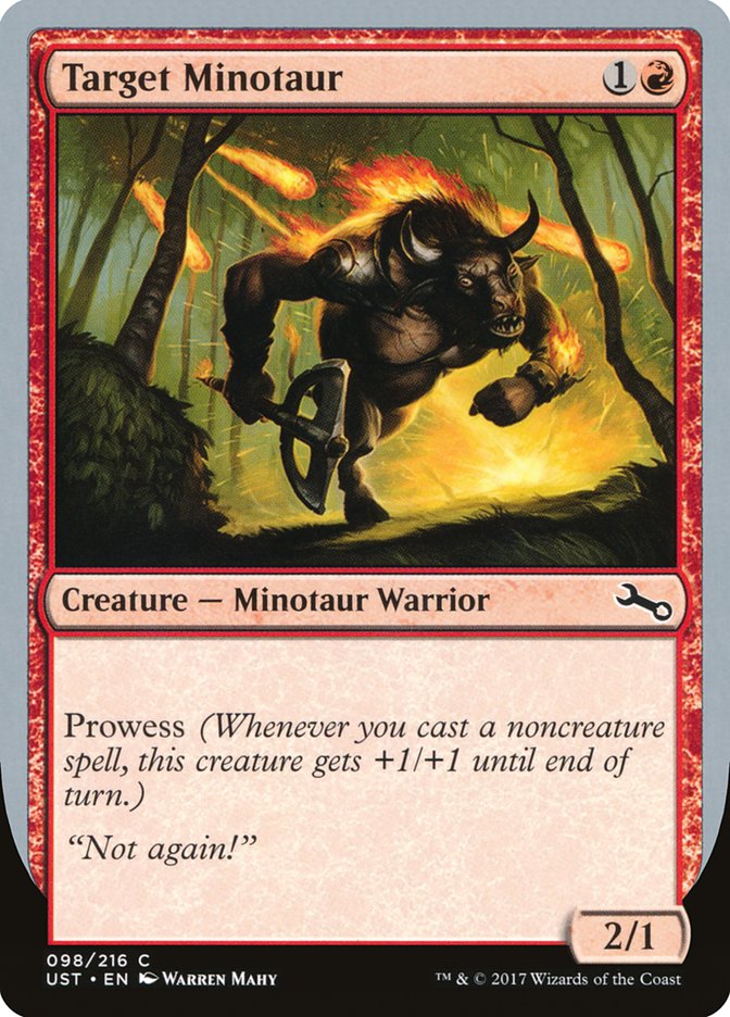 Target Minotaur (Fire Art) [Unstable] | GnG Games