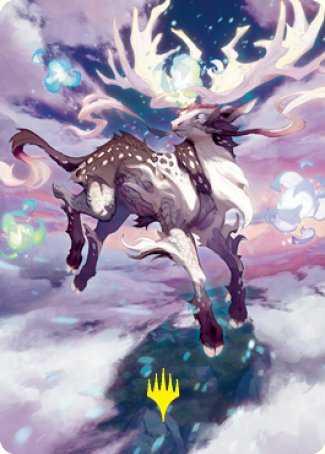 Hinata, Dawn-Crowned Art Card (Gold-Stamped Signature) [Kamigawa: Neon Dynasty Art Series] | GnG Games