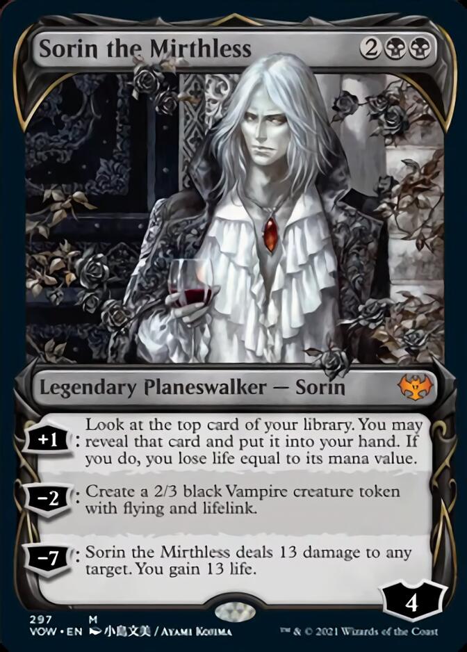 Sorin the Mirthless (Showcase Fang Frame) [Innistrad: Crimson Vow] | GnG Games