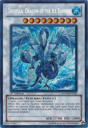 Trishula, Dragon of the Ice Barrier [HA04-EN060] Secret Rare | GnG Games