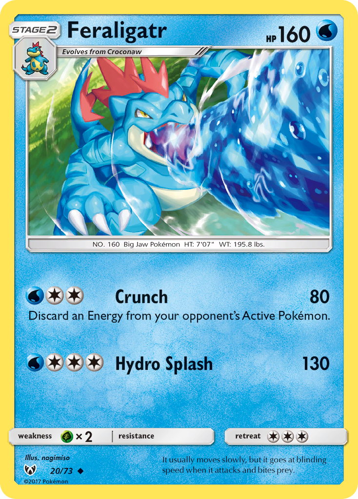 Feraligatr (20/73) [Sun & Moon: Shining Legends] | GnG Games