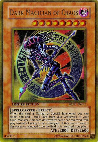 Dark Magician of Chaos [GLD1-EN016] Gold Rare | GnG Games