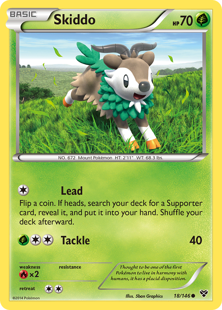 Skiddo (18/146) [XY: Base Set] | GnG Games