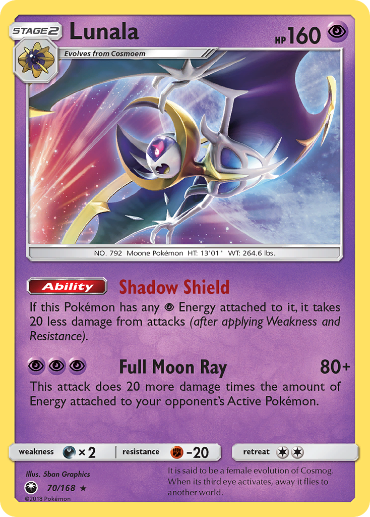 Lunala (70/168) [Sun & Moon: Celestial Storm] | GnG Games