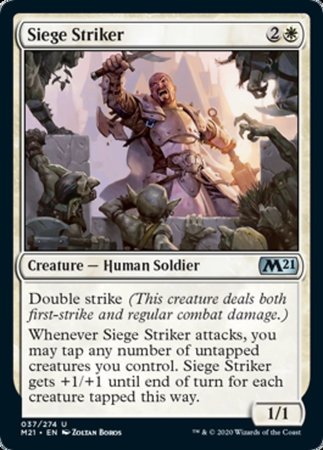 Siege Striker [Core Set 2021] | GnG Games