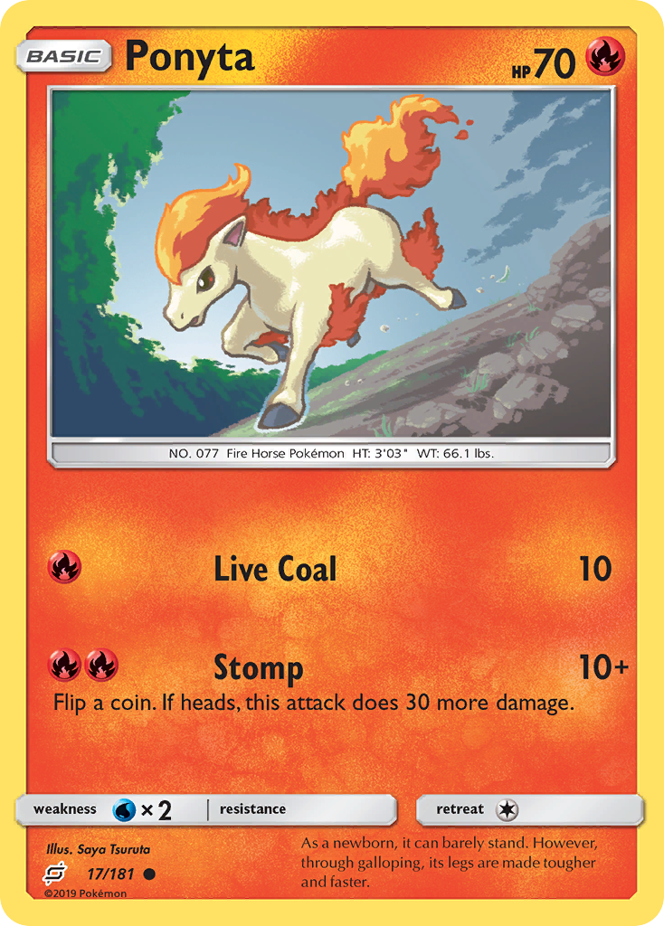 Ponyta (17/181) [Sun & Moon: Team Up] | GnG Games