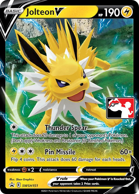 Jolteon V (SWSH151) [Prize Pack Series One] | GnG Games