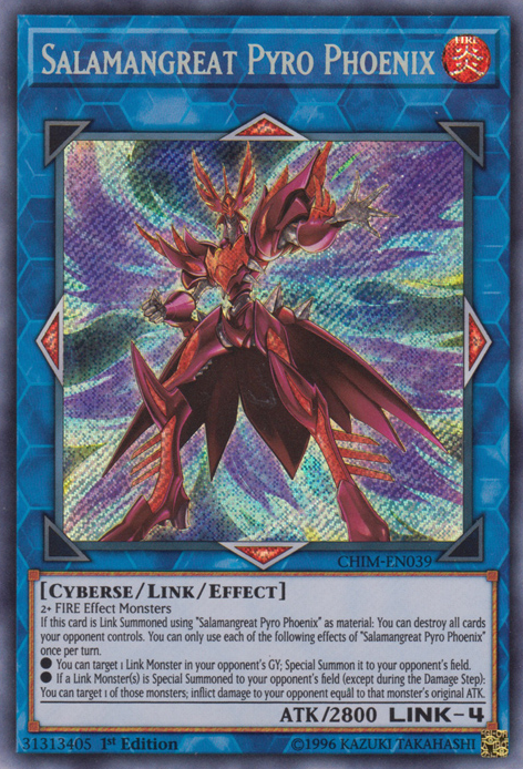 Salamangreat Pyro Phoenix [CHIM-EN039] Secret Rare | GnG Games