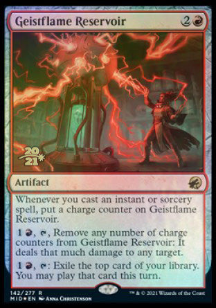 Geistflame Reservoir [Innistrad: Midnight Hunt Prerelease Promos] | GnG Games