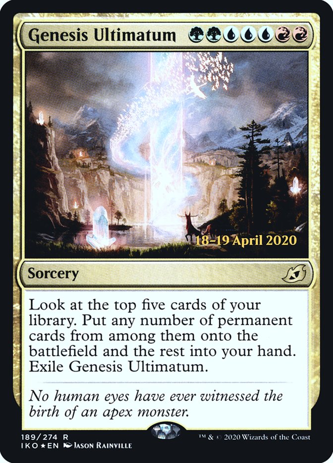 Genesis Ultimatum  [Ikoria: Lair of Behemoths Prerelease Promos] | GnG Games