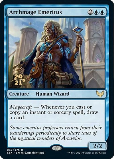 Archmage Emeritus [Strixhaven: School of Mages Prerelease Promos] | GnG Games