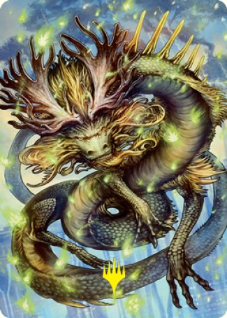 Kura, the Boundless Sky Art Card (Gold-Stamped Signature) [Kamigawa: Neon Dynasty Art Series] | GnG Games