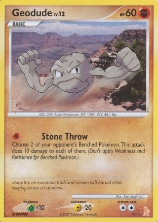 Geodude (1/11) [Diamond & Pearl: Trainer Kit - Lucario] | GnG Games