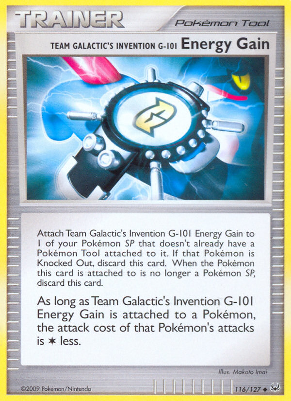 Team Galactic's Invention G-101 Energy Gain (116/127) [Platinum: Base Set] | GnG Games