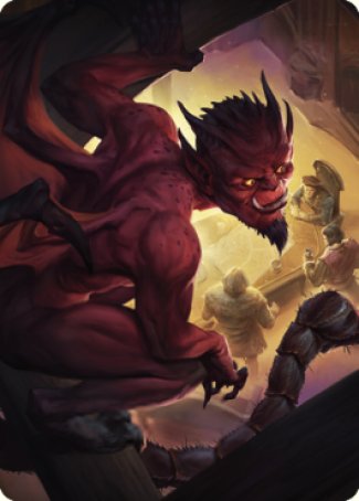Nefarious Imp Art Card [Commander Legends: Battle for Baldur's Gate Art Series] | GnG Games