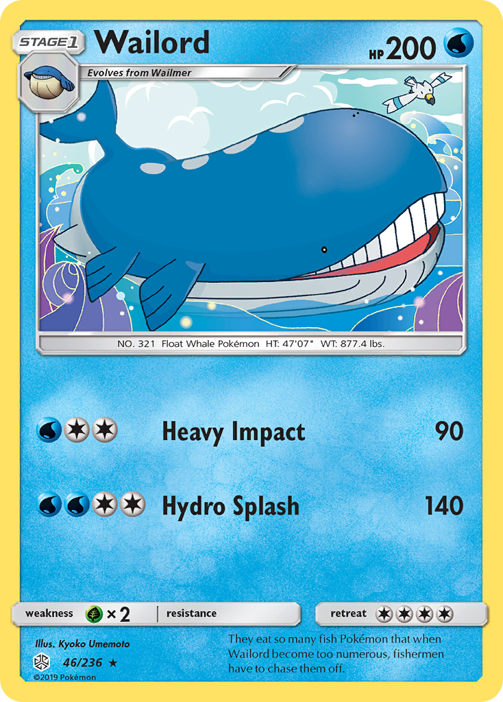 Wailord (46/236) [Sun & Moon: Cosmic Eclipse] | GnG Games