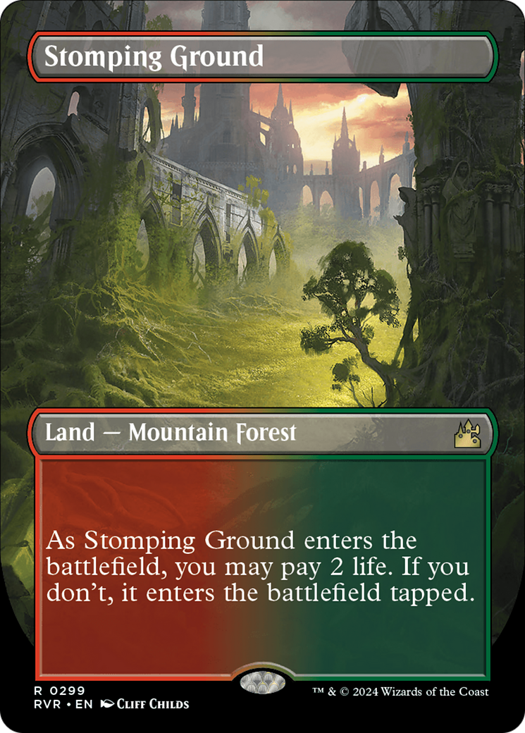 Stomping Ground (Borderless) [Ravnica Remastered] | GnG Games