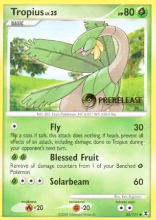 Tropius (52/111) (Prerelease Promo) [Nintendo: Black Star Promos] | GnG Games