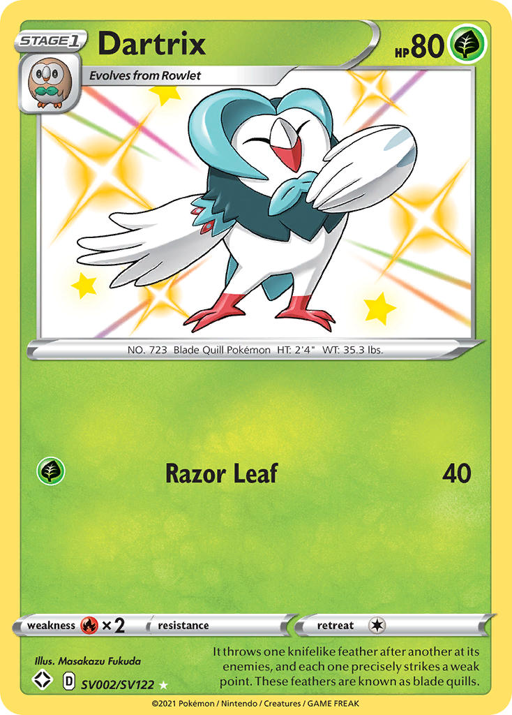 Dartrix (SV002/SV122) [Sword & Shield: Shining Fates] | GnG Games