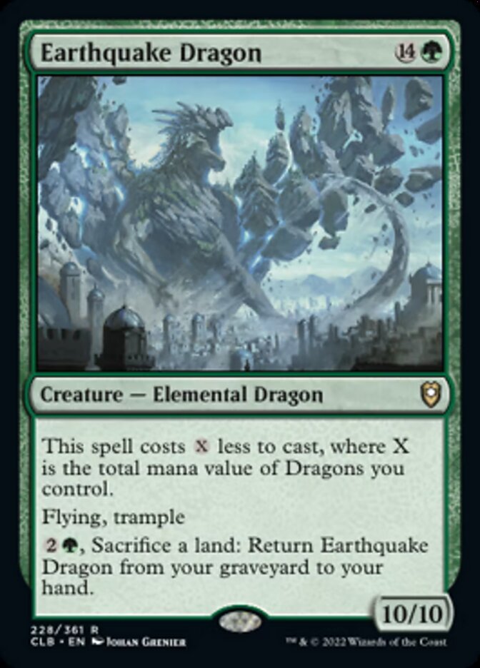 Earthquake Dragon [Commander Legends: Battle for Baldur's Gate] | GnG Games