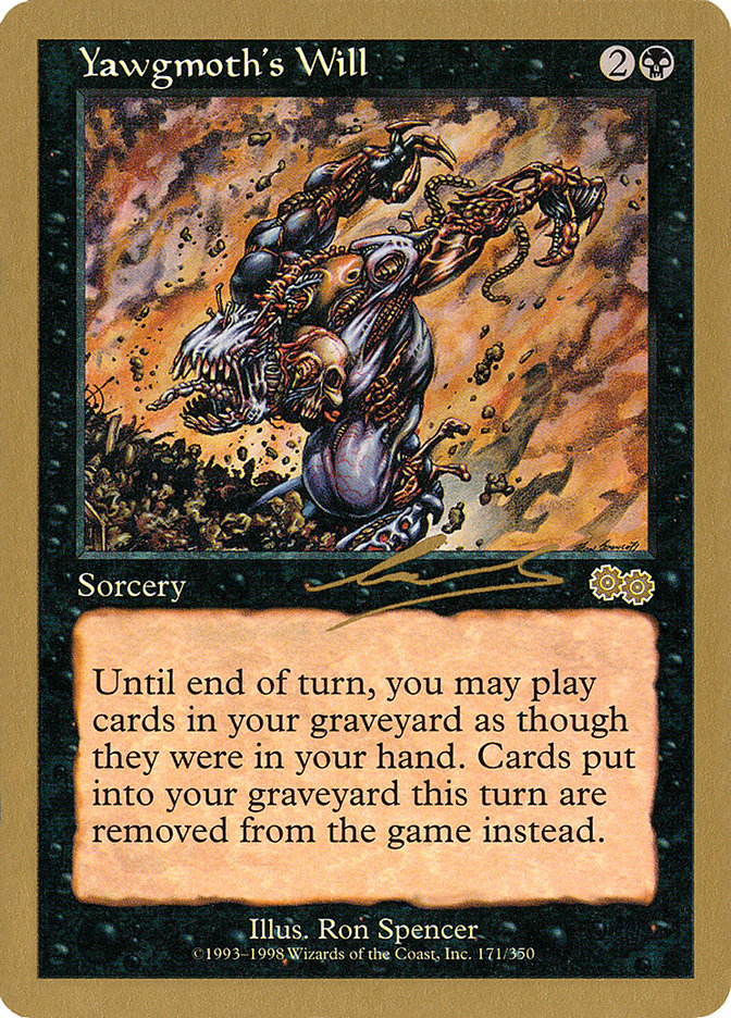 Yawgmoth's Will (Nicolas Labarre) [World Championship Decks 2000] | GnG Games
