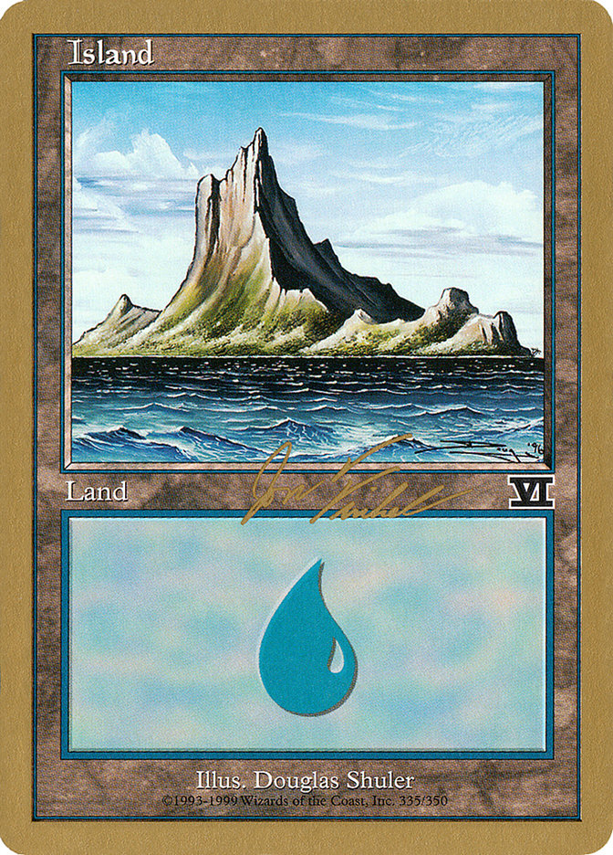 Island (jf335) (Jon Finkel) [World Championship Decks 2000] | GnG Games